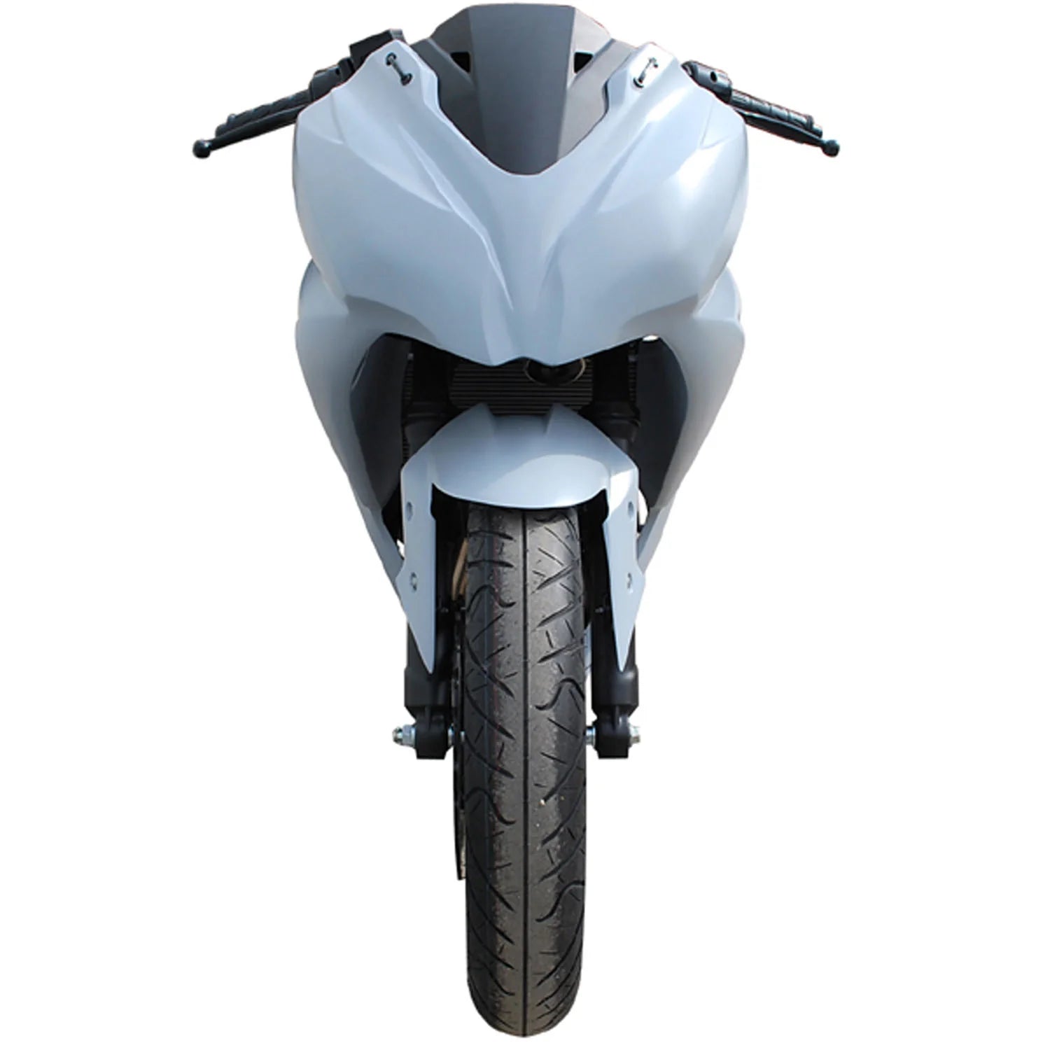 Kawasaki Ninja 300 Supersport Bike with full kit installed front view