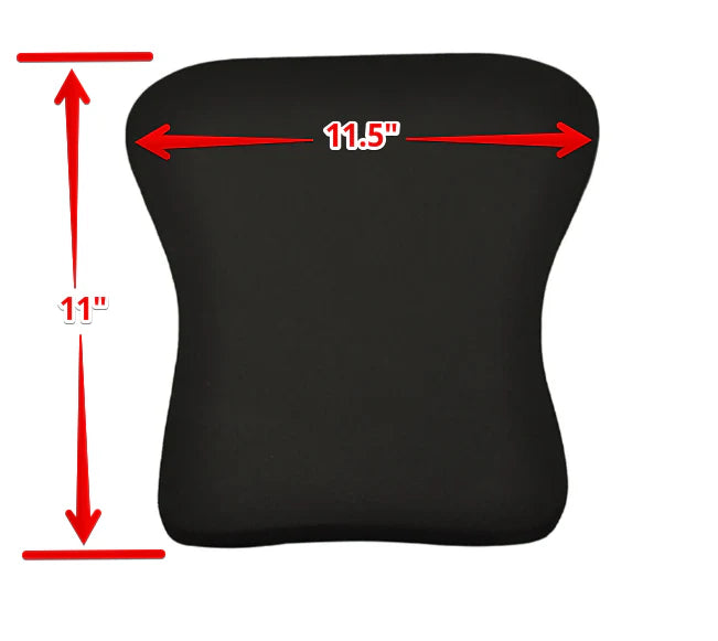 Kawasaki ZX10R 2011-2015 Super bike Tail Seat Pad with measurements on a white background