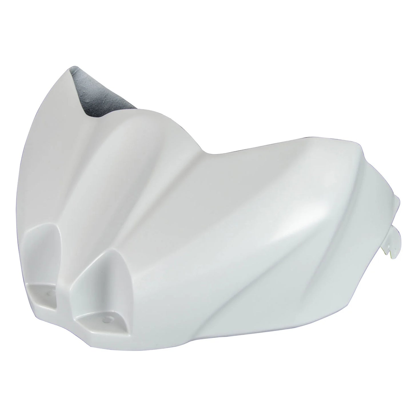 White motorcycle Suzuki GSXR1000 Front Tank Cover on a white background