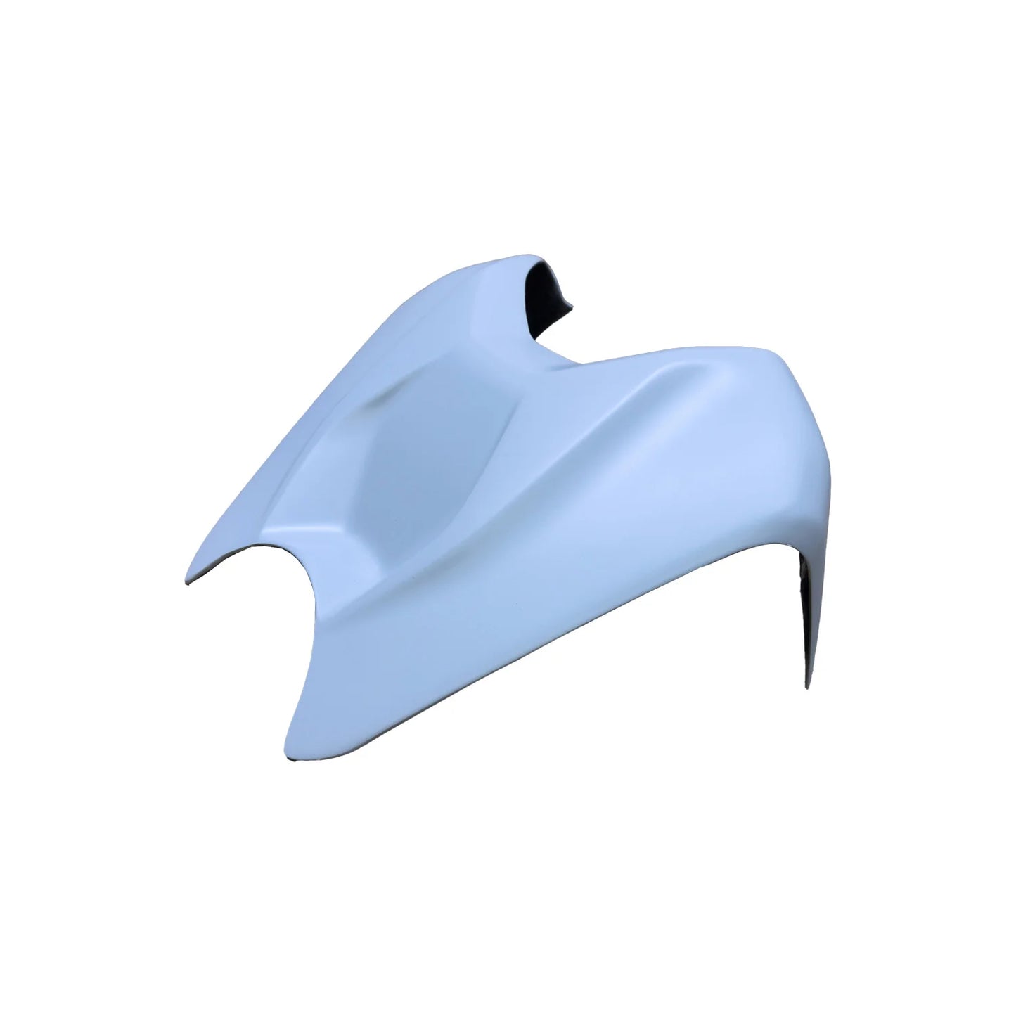 Light blue motorcycle Ducati V4 Tank Cover on a white background