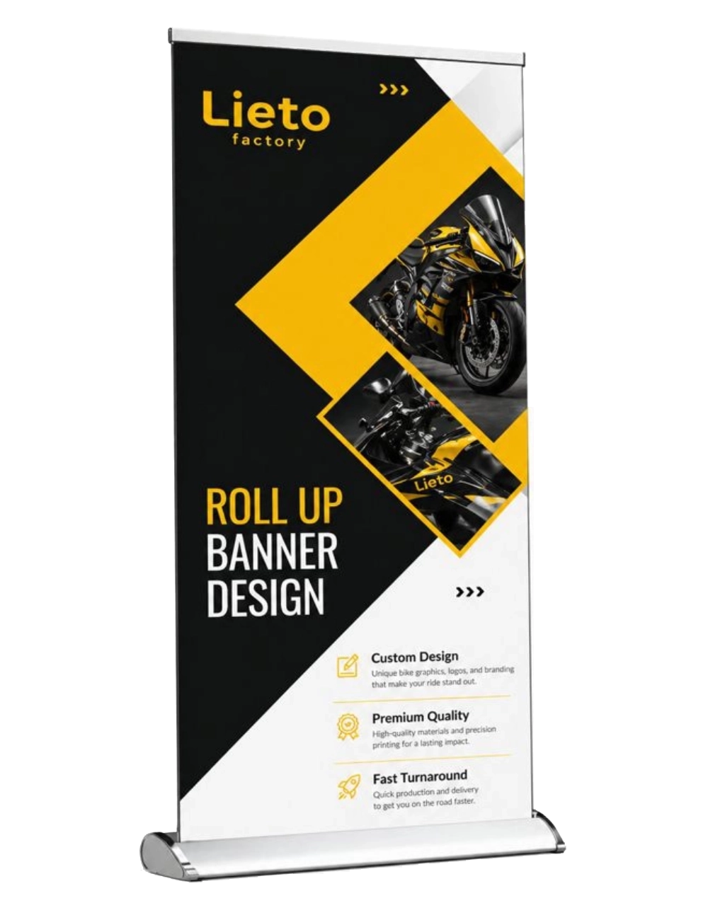 Deluxe Banner Stand (Premium Canvas Fabric)