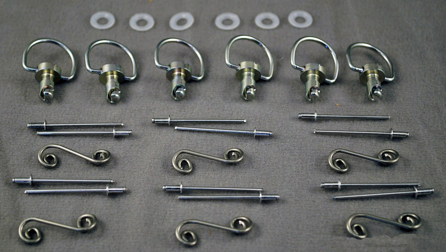 Dzus Bodywork Fastener - Rivet Type - 6 Pack [71-7099]
