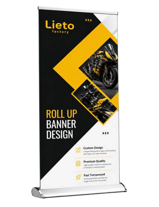Deluxe Banner Stand (Premium Canvas Fabric)